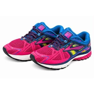 Brooks Ravenna Womens Running Shoes Size 7.5 Pink Blue Lightweight Support EU 38